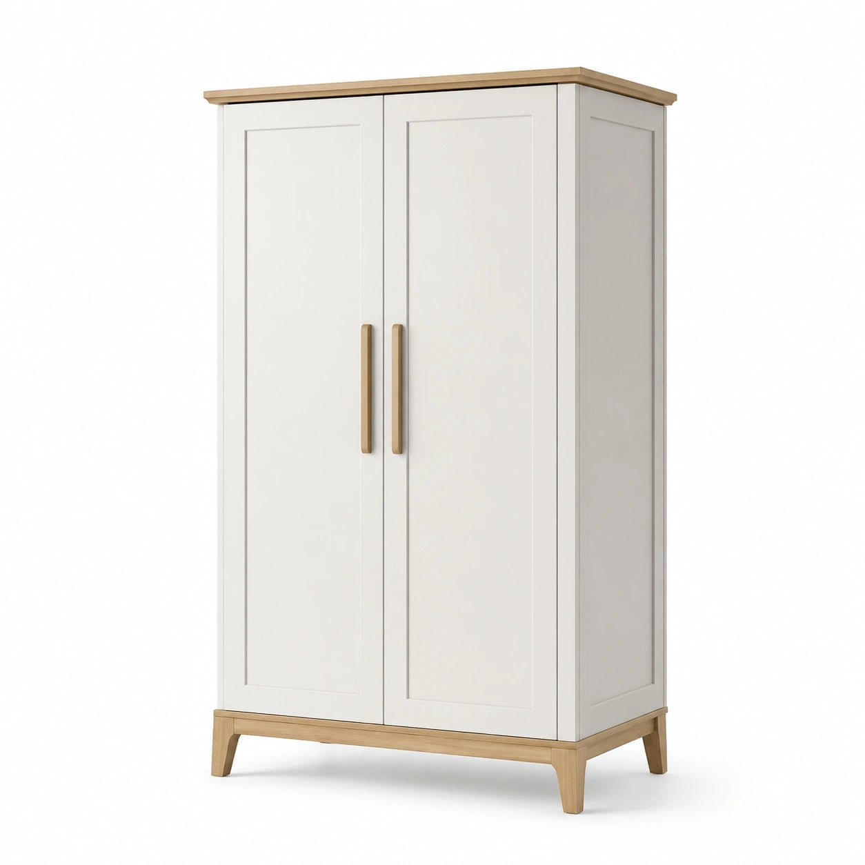 Armoire en bois MDF avec placage de chêne 180x90x50 cm